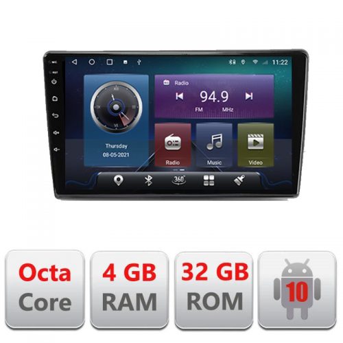 VPX Navigatie dedicata Edonav Hyundai I40 Android radio gps internet,QLED,Octacore,4 Gb RAM,32 Gb Hdd,360,4G,DSP,GPS,Bluetooth