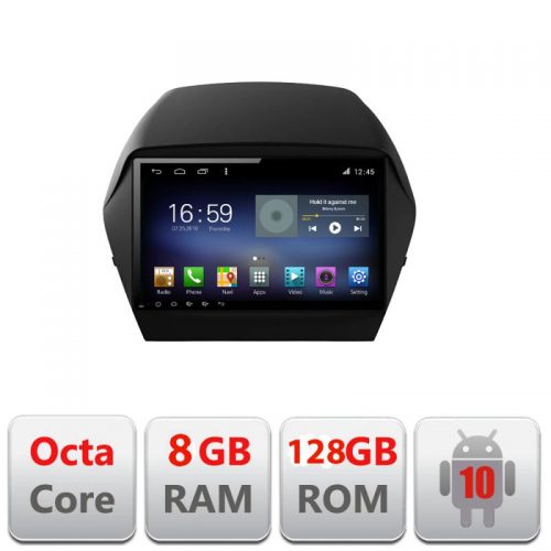 VPX Navigatie dedicata Edonav HYUNDAI IX35 F-361,Octacore,8Gb RAM,128Gb Hdd,4G,Qled,360,DSP,GPS,Carplay