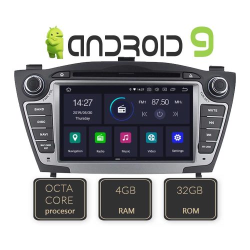 VPX Navigatie dedicata Edonav Hyundai IX35 G047-8CORE Android GPS USB Radio Internet Bluetooth Octa Core