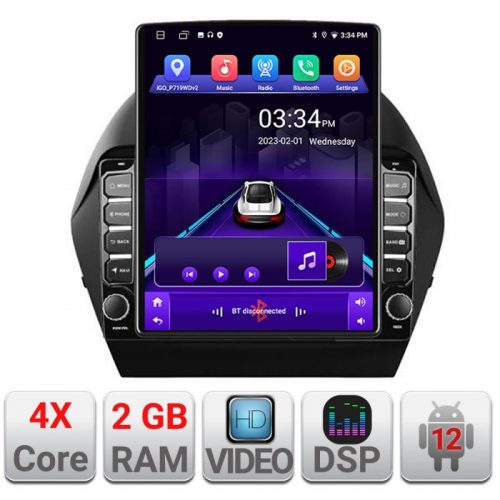 VPX Navigatie dedicata Edonav Hyundai IX35 K-361 ecran Tesla 9.7″ QLED,2Gb RAM,32Gb Hdd,DSP,GPS,Bluetooth