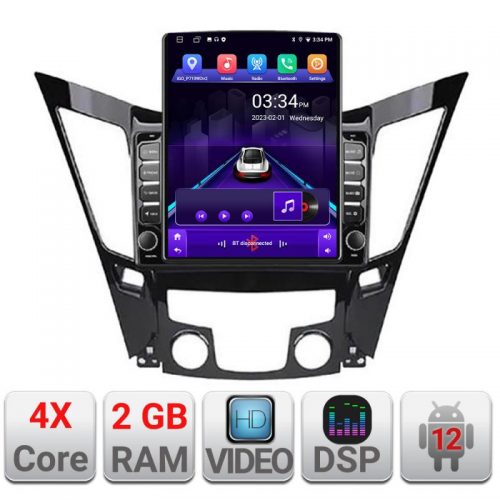 VPX Navigatie dedicata Edonav Hyundai Sonata 2011-2015 K-259 ecran Tesla 9.7″ QLED,2Gb RAM,32Gb Hdd,DSP,GPS,Bluetooth