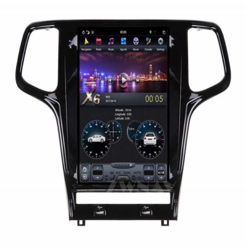 VPX Navigatie dedicata Edonav Jeep Grand Cherokee 2010-2013 Android GPS Bluetooth Radio Internet procesor Six Core si ecran tip Tesla