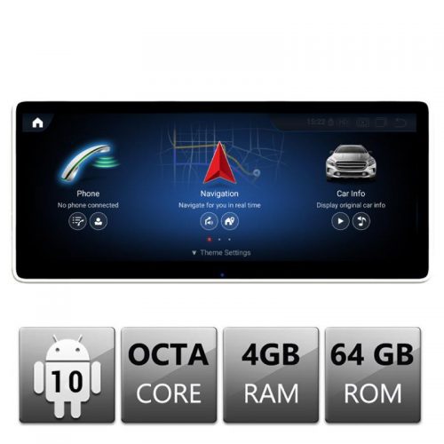 VPX Navigatie dedicata Edonav Mercedes C GLC V NTG5 Android internet 4G USB Youtube touchscreen carplay android auto ecran 12.3″