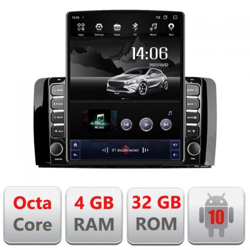 VPX Navigatie dedicata Edonav Mercedes Clasa R G-215 ecran Tesla 9.7″ QLED,Octacore,4Gb RAM,32Gb Hdd,4G,Qled,360,DSP,GPS,Carplay