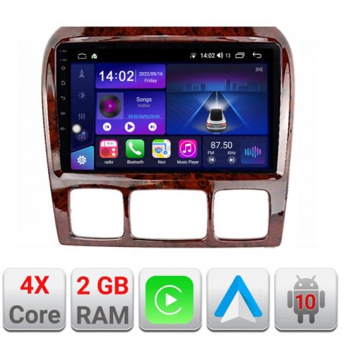 VPX Navigatie dedicata Edonav Mercedes Clasa S 1998-2005 B-220 Ecran Qled,2Gb Ram,32Gb Hdd,Carplay,AndroidAuto,USB,Bluetooth,Wifi