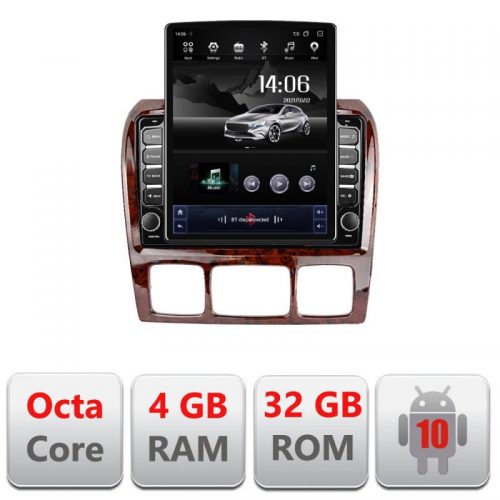VPX Navigatie dedicata Edonav Mercedes Clasa S 1998-2005 G-220 ecran Tesla 9.7″ QLED,Octacore,4Gb RAM,32Gb Hdd,4G,Qled,360,DSP,GPS,Carplay