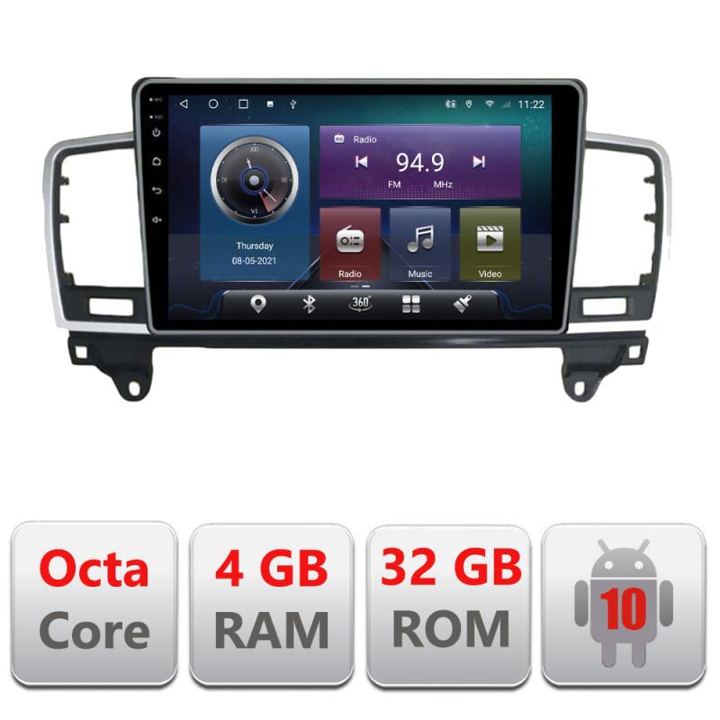 Navigatie dedicata Edonav Mercedes ML W166 NTG4.5 C-W166,QLED,Octacore,4 Gb RAM,32 Gb Hdd,360,4G,DSP,GPS,Bluetooth