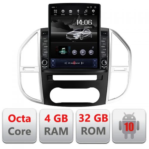 VPX Navigatie dedicata Edonav Mercedes Vito w447 2016- Android radio gps internet Lenovo Octa Core 4+64 LTE Kit-w447+E710