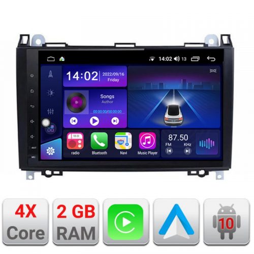 VPX Navigatie dedicata Edonav Mercedes VW B-068 Ecran Qled,2Gb Ram,32Gb Hdd,Carplay,AndroidAuto,USB,Bluetooth,Wifi