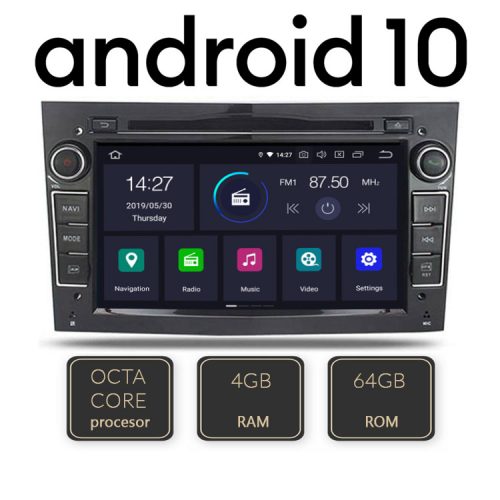 VPX Navigatie dedicata Edonav Opel G019-8CORE Android GPS USB Radio Internet Bluetooth Octa Core
