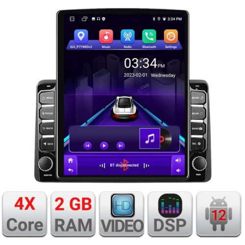 VPX Navigatie dedicata Edonav Opel Movano Renault Master 2020- ecran Tesla 9.7″ QLED,2Gb RAM,32Gb Hdd,DSP,GPS,Bluetooth