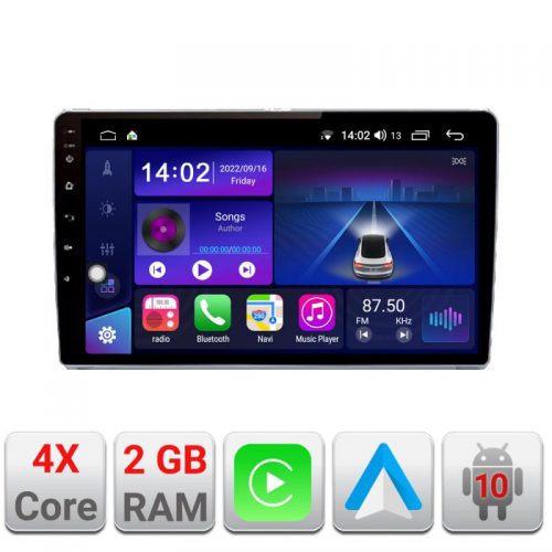 VPX Navigatie dedicata Edonav Peugeot 307 B-307 Ecran Qled,2Gb Ram,32Gb Hdd,Carplay,AndroidAuto,USB,Bluetooth,Wifi