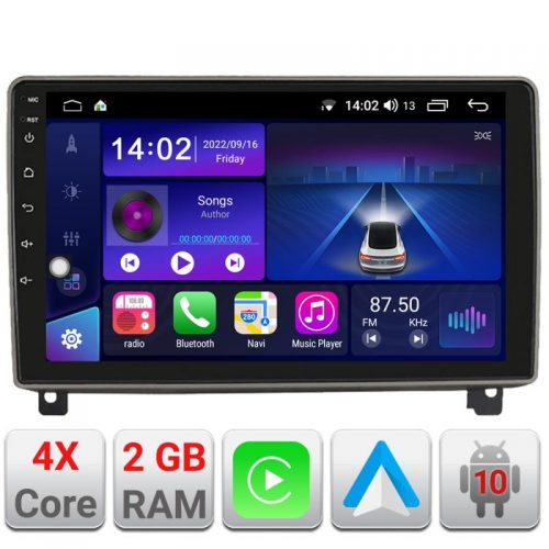VPX Navigatie dedicata Edonav Peugeot 407 2004-2011 Ecran Qled,2Gb Ram,32Gb Hdd,Carplay,AndroidAuto,USB,Bluetooth,Wifi