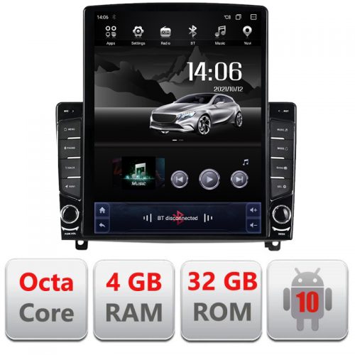 VPX Navigatie dedicata Edonav Peugeot 407 2004-2011 ecran Tesla 9.7″ QLED,Octacore,4Gb RAM,32Gb Hdd,4G,Qled,360,DSP,GPS,Carplay