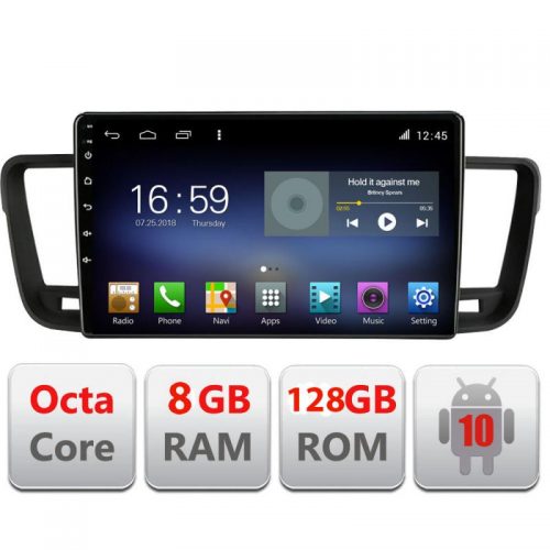 VPX Navigatie dedicata Edonav Peugeot 508 F-5637,Octacore,8Gb RAM,128Gb Hdd,4G,Qled,360,DSP,GPS,Carplay