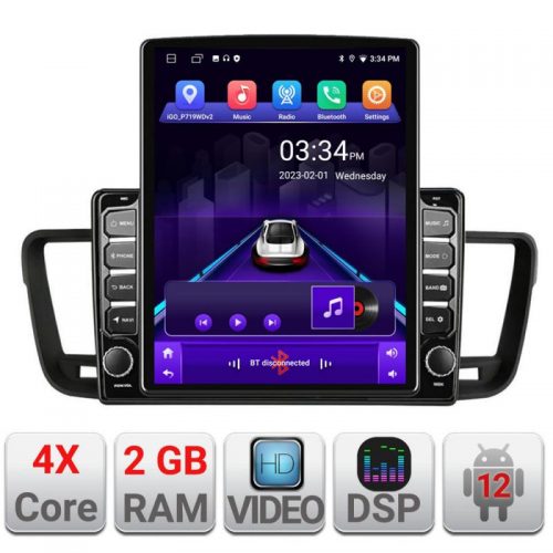 VPX Navigatie dedicata Edonav Peugeot 508 K-5637 ecran Tesla 9.7″ QLED,2Gb RAM,32Gb Hdd,DSP,GPS,Bluetooth
