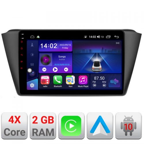 VPX Navigatie dedicata Edonav Skoda Fabia 2015- B-541 Ecran Qled,2Gb Ram,32Gb Hdd,Carplay,AndroidAuto,USB,Bluetooth,Wifi
