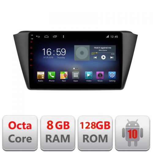 VPX Navigatie dedicata Edonav SKODA FABIA 2015- Manual F-541,Octacore,8Gb RAM,128Gb Hdd,4G,Qled,360,DSP,GPS,Carplay