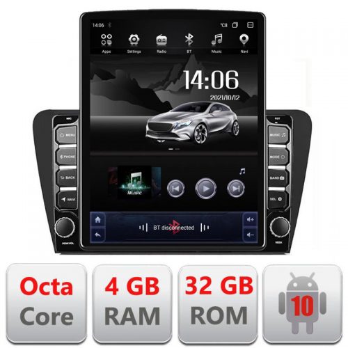 VPX Navigatie dedicata Edonav SKODA SKODA OCTAVIA 2014-2020 Manual H-279 ecran tip TESLA 9.7″ Android Radio Bluetooth Internet GPS WIFI