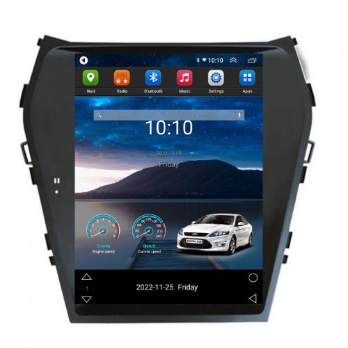 VPX Navigatie dedicata Edonav tip Tesla Hyundai Santa Fe 2012-2018,Qled 9.7″,Octacore,4Gb RAM,64Gb Hdd,4G,DSP,Carplay,Bluetooth