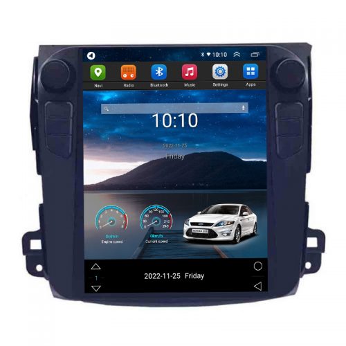 VPX Navigatie dedicata Edonav tip Tesla Mitsubishi Outlander 2007-2011,Qled 9.7″,Octacore,2Gb RAM,32Gb Hdd,4G,DSP,Carplay,Bluetooth