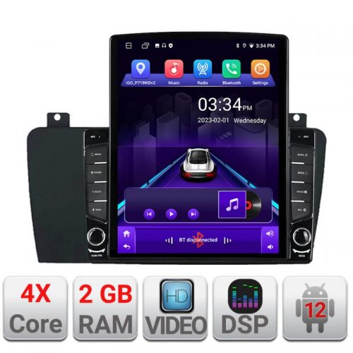 VPX Navigatie dedicata Edonav Volvo S60 2002-2008 ecran Tesla 9.7″ QLED,2Gb RAM,32Gb Hdd,DSP,GPS,Bluetooth