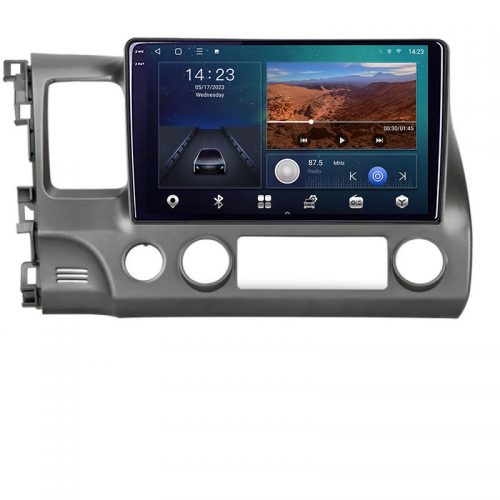 VPX Navigatie dedicata Honda Civic Sedan B-044 Android Ecran QLED octa core 3+32 carplay android auto KIT-044+EDT-E310V3