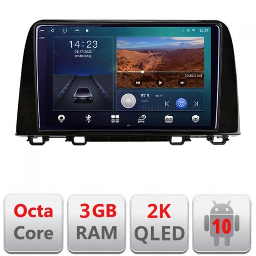 VPX Navigatie dedicata Honda CRV 2016-2022 B-CRV19 Android Ecran 2K QLED octa core 3+32 carplay android auto KIT-crv19+-E309V3-2K