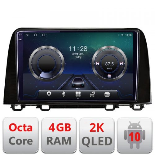 VPX Navigatie dedicata Honda CRV 2016-2022 C-CRV19 Android Octa Core Ecran 2K QLED GPS 4G 4+32GB 360 KIT-crv19+-E409-2K