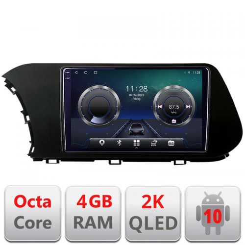VPX Navigatie dedicata Hyundai I20 2020- C-i20 Android Octa Core Ecran 2K QLED GPS 4G 4+32GB 360 KIT-i20+-E410-2K
