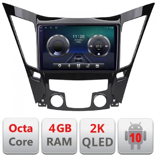 VPX Navigatie dedicata Hyundai Sonata 2011-2015 C-259 Android Octa Core Ecran 2K QLED GPS 4G 4+32GB 360 KIT-259+-E409-2K