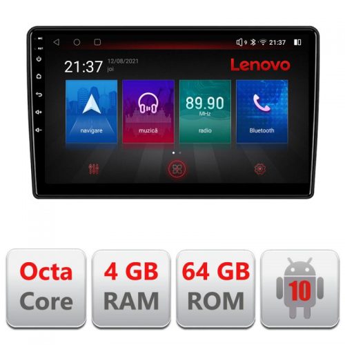 VPX Navigatie dedicata Lenovo Citroen Berlingo 2008-2018 E-berlingo, Octacore, 4Gb RAM, 64Gb Hdd, 4G, Qled, 360, DSP, Carplay,Bluetooth
