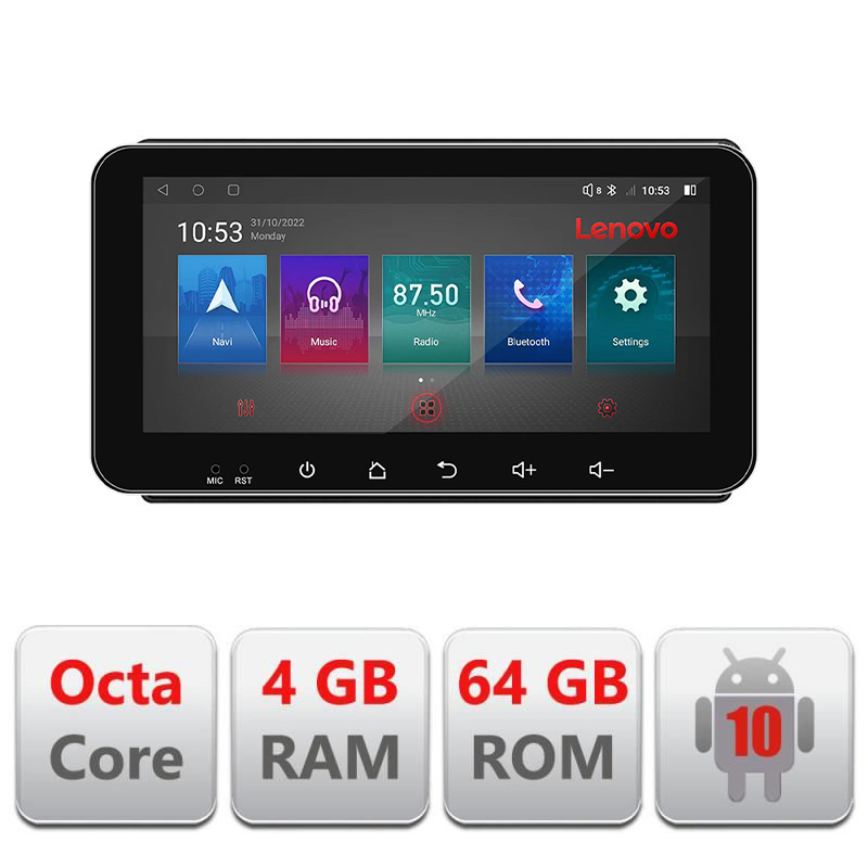 Navigatie dedicata Lenovo Citroen Berlingo 2019- I-berlingo18 4+64, Ecran QLED 10.33", Octacore, 4Gb RAM, 64Gb Memorie, 4G, 360, DSP,...