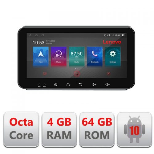 VPX Navigatie dedicata Lenovo Citroen C3 2018- I-C3 4+64, Ecran QLED 10.33″, Octacore, 4Gb RAM, 64Gb Memorie, 4G, 360, DSP, Carplay,Bluetooth