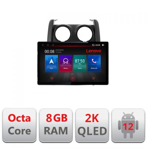 VPX Navigatie dedicata Lenovo Dacia Duster 2012-2019 N-157, Ecran 2K QLED 13″,Octacore,8Gb RAM,128Gb Hdd,4G,360,DSP,Carplay,Bluetooth