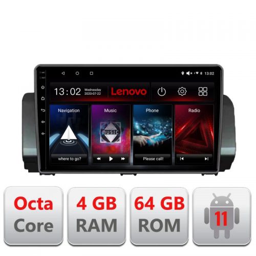 VPX Navigatie dedicata Lenovo Dacia Logan Sandero Jogger LOGAN-2022 fara ecran de fabrica , Octacore Qualcomm, 4Gb RAM, 64Gb Hdd, 4G, Qled, DSP,…