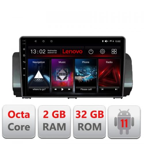 VPX Navigatie dedicata Lenovo Dacia Logan Sandero Jogger LOGAN-2022 fara ecran de fabrica, Octacore Qualcomm, 2Gb RAM, 32Gb Hdd, 4G, Qled, DSP,…