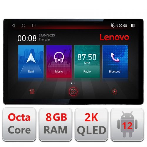 VPX Navigatie dedicata Lenovo Dacia Logan Sandero Jogger LOGAN-2022 fara ecran de fabrica, Ecran 2K QLED 13″,Octacore,8Gb RAM,128Gb…