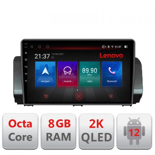 VPX Navigatie dedicata Lenovo Dacia Logan Sandero Jogger LOGAN-2022 fara ecran de fabrica, Octacore, 8 Gb RAM, 128 Gb Hdd, 4G, Qled 2K, DSP, Carplay…