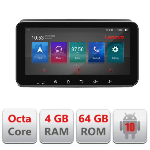 VPX Navigatie dedicata Lenovo DODGE RAM 2019- Android radio gps internet 4+64, Ecran QLED 10.33″, Octacore, 4Gb RAM, 64Gb Memorie, 4G, 360, DSP,…