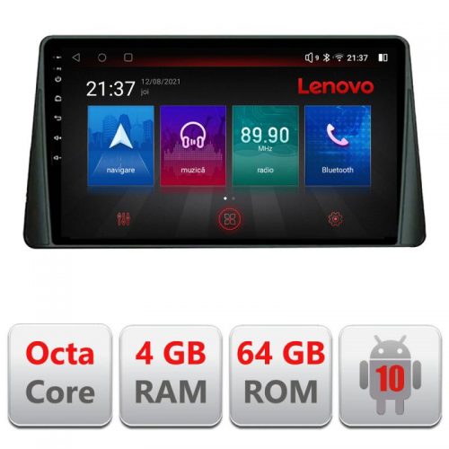 VPX Navigatie dedicata Lenovo Ford Focus 4 E-focus4, Octacore, 4Gb RAM, 64Gb Memorie, 4G, Qled, 360, DSP, Carplay,Bluetooth