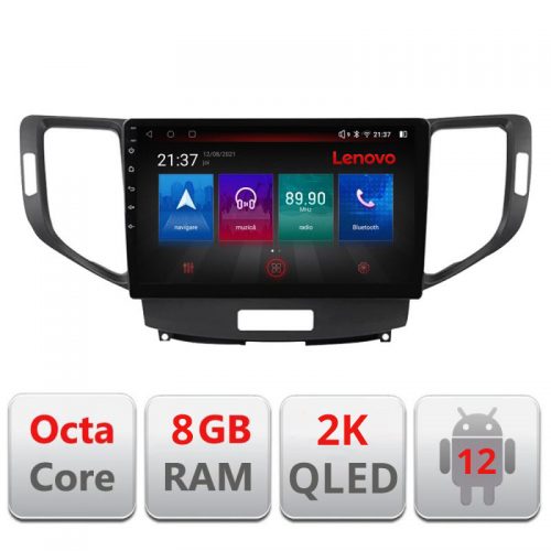VPX Navigatie dedicata Lenovo Honda Accord 2008-2012 M-8951 Octacore, 8 Gb RAM, 128 Gb Hdd, 4G, Qled 2K, DSP, Carplay AA, 360,Bluetoothn