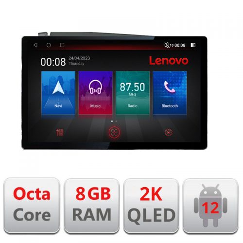 VPX Navigatie dedicata Lenovo Honda Civic 2012-2015 N-132, Ecran 2K QLED 13″,Octacore,8Gb RAM,128Gb Hdd,4G,360,DSP,Carplay,Bluetooth