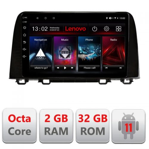 VPX Navigatie dedicata Lenovo Honda CRV 2016-2022 D-CRV19, Octacore Qualcomm, 2Gb RAM, 32Gb Hdd, 4G, Qled, DSP, Carplay, Bluetooth