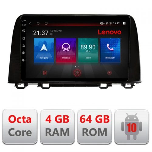 VPX Navigatie dedicata Lenovo Honda CRV 2016-2022 E-CRV19, Octacore, 4Gb RAM, 64Gb Hdd, 4G, Qled, 360, DSP, Carplay,Bluetooth