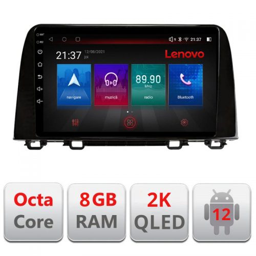 VPX Navigatie dedicata Lenovo Honda CRV 2016-2022 M-CRV19 Octacore, 8 Gb RAM, 128 Gb Hdd, 4G, Qled 2K, DSP, Carplay AA, 360,Bluetooth