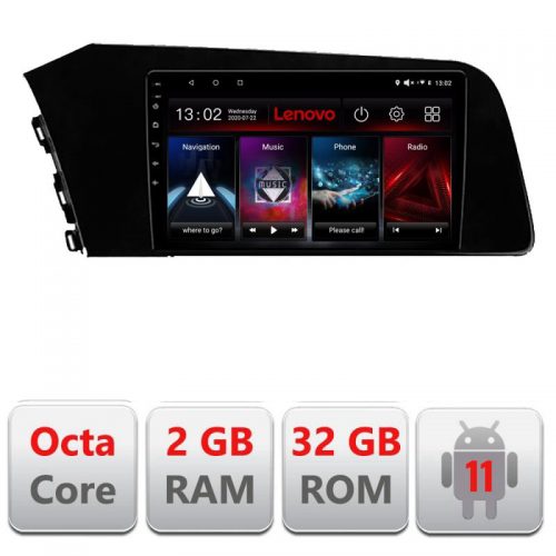 VPX Navigatie dedicata Lenovo Hyundai Elantra 2021- D-elantra2021, Octacore Qualcomm, 2Gb RAM, 32Gb Hdd, 4G, Qled, DSP, Carplay, Bluetooth
