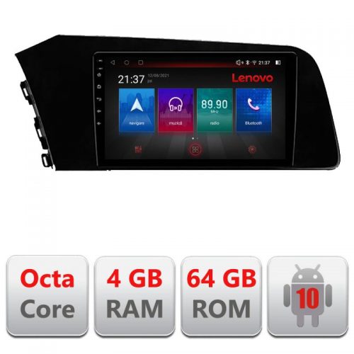 VPX Navigatie dedicata Lenovo Hyundai Elantra 2021- E-elantra2021, Octacore, 4Gb RAM, 64Gb Hdd, 4G, Qled, 360, DSP, Carplay,Bluetooth