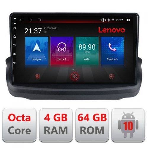 VPX Navigatie dedicata Lenovo Hyundai Genesis Lenovo 4+64 GB Octa Core LTE , Octacore, 4Gb RAM, 64Gb Hdd, 4G, Qled, 360, DSP, Carplay,Bluetooth