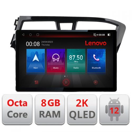 VPX Navigatie dedicata Lenovo Hyundai i20 2015-2018 N-517, Ecran 2K QLED 13″,Octacore,8Gb RAM,128Gb Hdd,4G,360,DSP,Carplay,Bluetooth